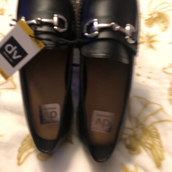DV Black Loafers with Silver Buckle - Picture 9 of 10